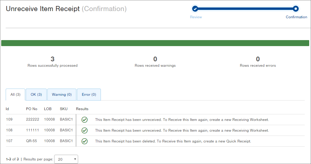 Unreceive an Item Receipt